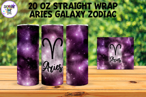 20 OZ Straight Tumbler Zodiac Galaxy Sublimation Bundle 20 OZ Straight Tumbler Zodiac Galaxy Sublimation Bundle