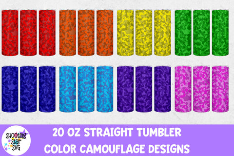 20 OZ Camouflage Tumbler Wrap MEGA Bundle 20 OZ Camouflage Tumbler Wrap MEGA Bundle