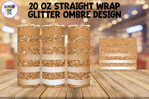 Glitter Ombre Straight Tumbler Wrap Sublimation Bundle Glitter Ombre Straight Tumbler Wrap Sublimation Bundle