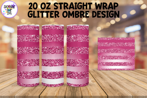 Glitter Ombre Straight Tumbler Wrap Sublimation Bundle Glitter Ombre Straight Tumbler Wrap Sublimation Bundle
