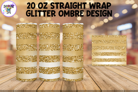 Glitter Ombre Straight Tumbler Wrap Sublimation Bundle Glitter Ombre Straight Tumbler Wrap Sublimation Bundle