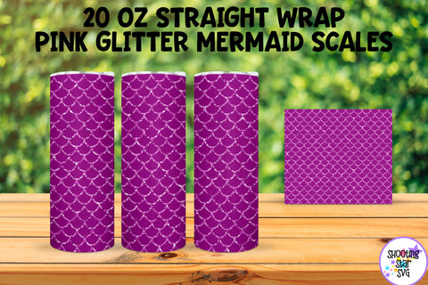 20 OZ Glitter Mermaid Scales Sublimation Tumbler Wrap 20 OZ Glitter Mermaid Scales Sublimation Tumbler Wrap