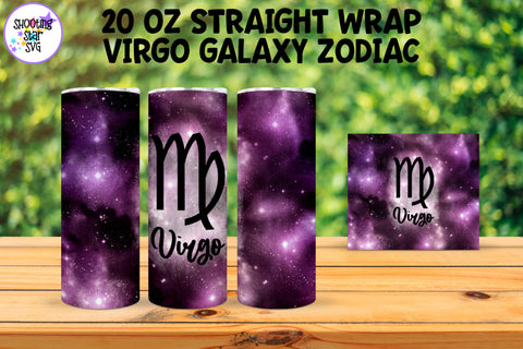 20 OZ Straight Tumbler Zodiac Galaxy Sublimation Bundle 20 OZ Straight Tumbler Zodiac Galaxy Sublimation Bundle