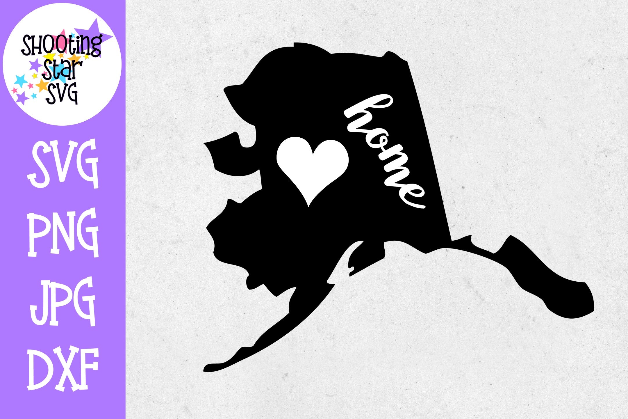 Alaska State Home with Heart SVG - 50 States SVG - United States SVG Alaska State Home with Heart SVG - 50 States SVG - United States SVG