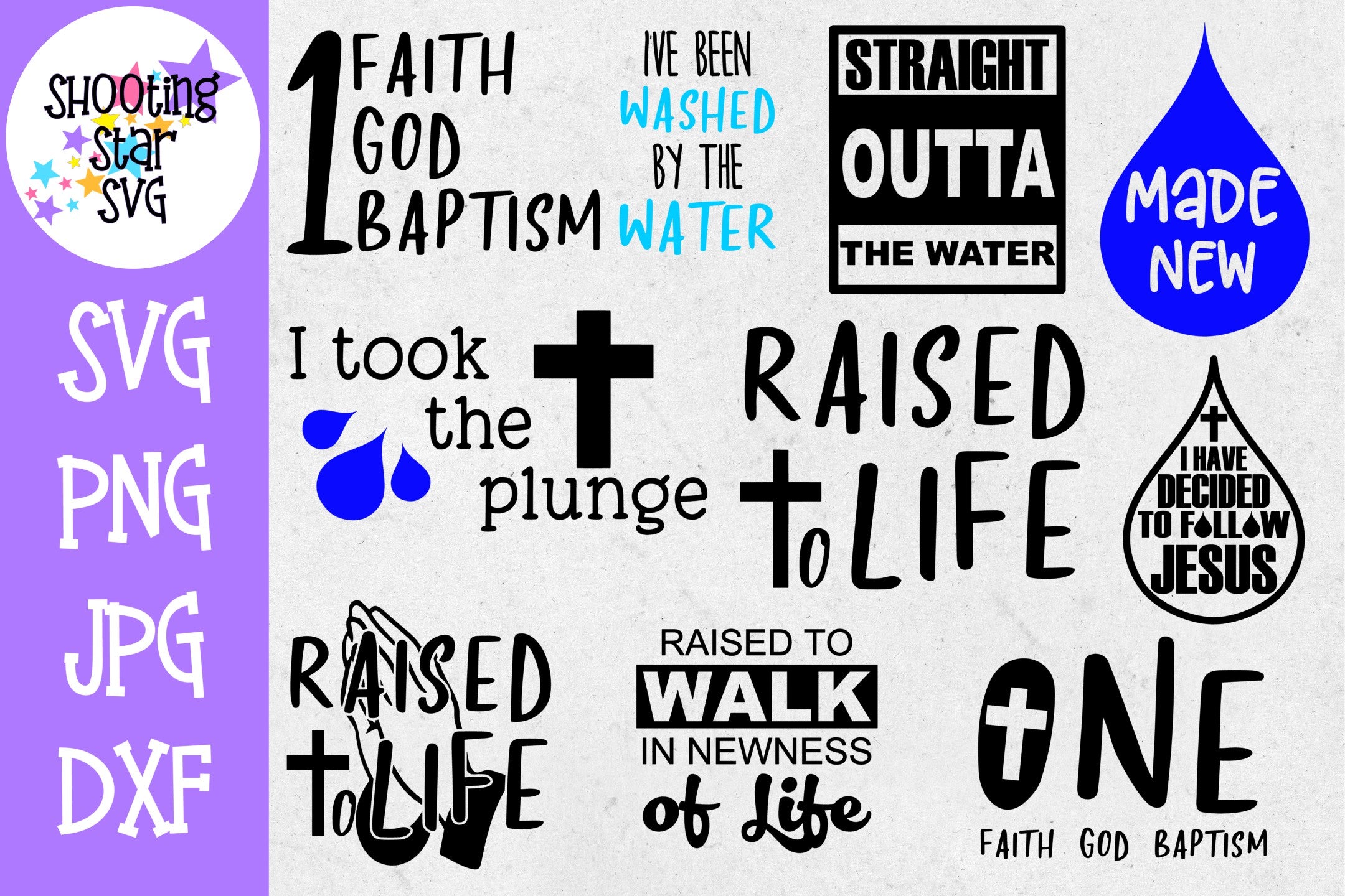 Baptism Shirt SVG Bundle - Baptism SVG - Religious SVG Baptism Shirt SVG Bundle - Baptism SVG - Religious SVG