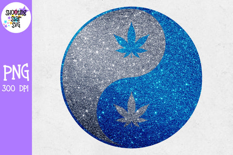 Glitter Yin Yang with Weed Leaf Sublimation Designs - Glitter Yin Yang with Marijuana Leaf - Glitter Yin Yang with Pot Leaf Glitter Yin Yang with Weed Leaf Sublimation Designs - Glitter Yin Yang with Marijuana Leaf - Glitter Yin Yang with Pot Leaf