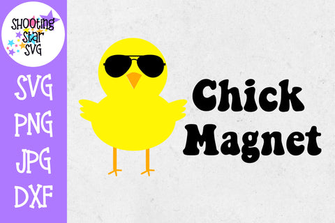 Chick Magnet SVG - Spring SVG - Easter SVG Chick Magnet SVG - Spring SVG - Easter SVG