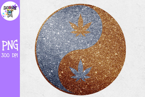Glitter Yin Yang with Weed Leaf Sublimation Designs - Glitter Yin Yang with Marijuana Leaf - Glitter Yin Yang with Pot Leaf Glitter Yin Yang with Weed Leaf Sublimation Designs - Glitter Yin Yang with Marijuana Leaf - Glitter Yin Yang with Pot Leaf