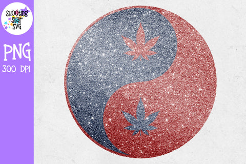 Glitter Yin Yang with Weed Leaf Sublimation Designs - Glitter Yin Yang with Marijuana Leaf - Glitter Yin Yang with Pot Leaf Glitter Yin Yang with Weed Leaf Sublimation Designs - Glitter Yin Yang with Marijuana Leaf - Glitter Yin Yang with Pot Leaf