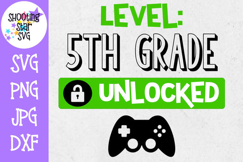 Fifth Grade Unlocked - School Milestones SVG - Last Day of School SVG Fifth Grade Unlocked - School Milestones SVG - Last Day of School SVG