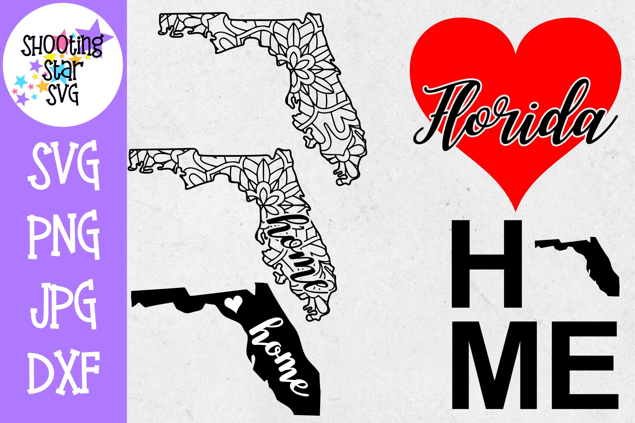 Florida US State SVG Decal Bundle - 50 States SVG Florida US State SVG Decal Bundle - 50 States SVG
