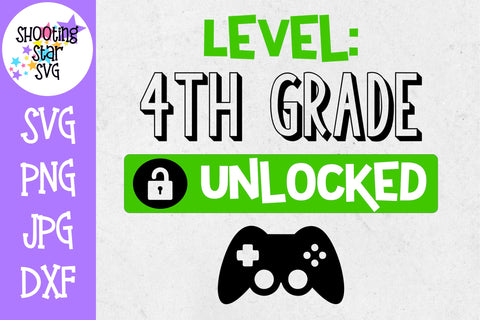 Fourth Grade Unlocked - School Milestones SVG - Last Day of School SVG Fourth Grade Unlocked - School Milestones SVG - Last Day of School SVG