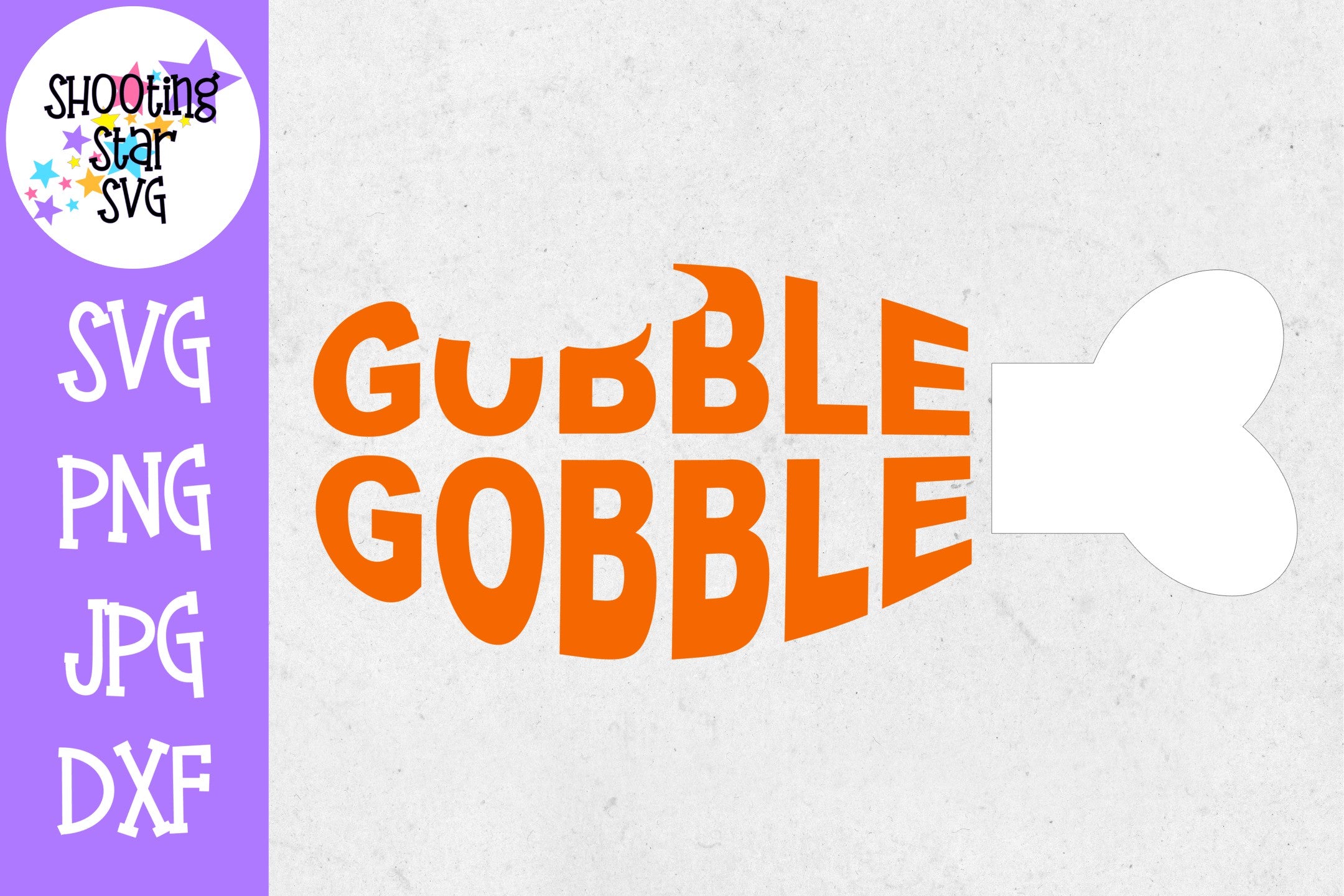Gobble Gobble SVG - Turkey Leg SVG - Thanksgiving SVG Gobble Gobble SVG - Turkey Leg SVG - Thanksgiving SVG