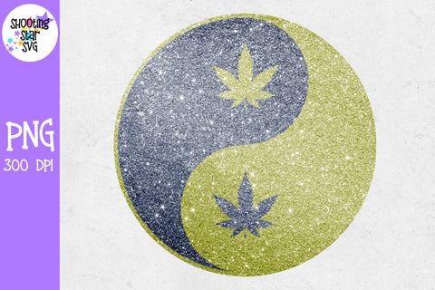 Glitter Yin Yang with Weed Leaf Sublimation Designs - Glitter Yin Yang with Marijuana Leaf - Glitter Yin Yang with Pot Leaf Glitter Yin Yang with Weed Leaf Sublimation Designs - Glitter Yin Yang with Marijuana Leaf - Glitter Yin Yang with Pot Leaf