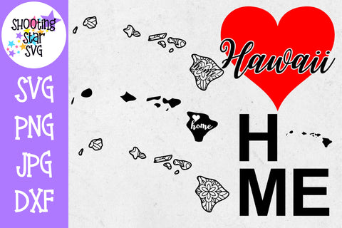 Hawaii US State SVG Decal Bundle - 50 States SVG Hawaii US State SVG Decal Bundle - 50 States SVG