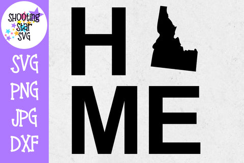 Idaho State Home with State Outline SVG - 50 States SVG - United States SVG Idaho State Home with State Outline SVG - 50 States SVG - United States SVG
