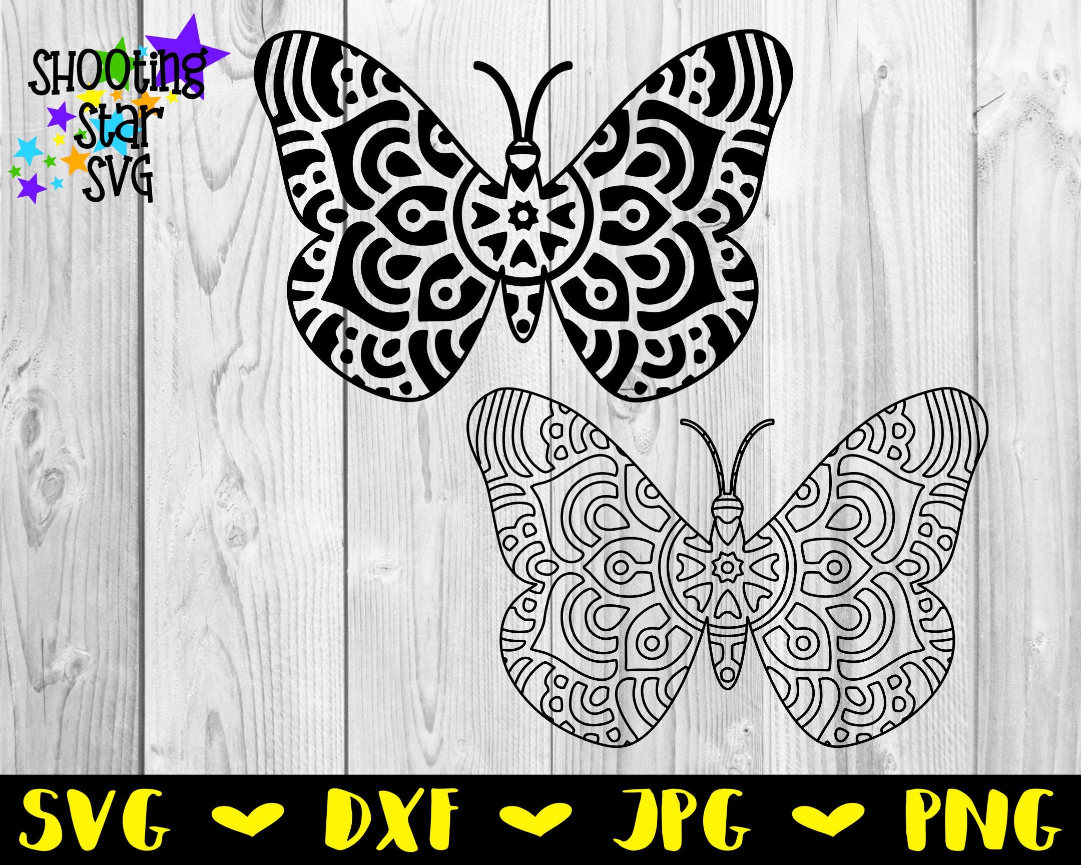 Beautiful Butterfly Mandala - Mandala SVG Beautiful Butterfly Mandala - Mandala SVG