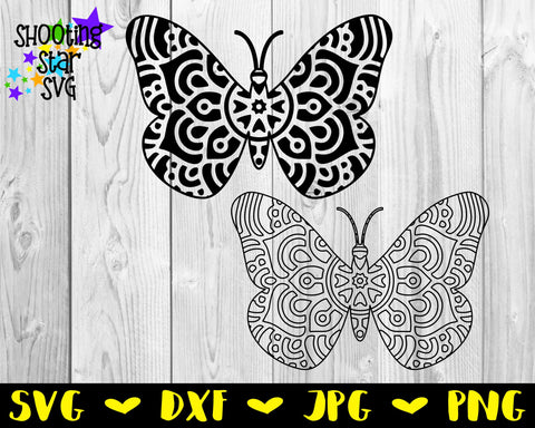 Beautiful Butterfly Mandala - Mandala SVG Beautiful Butterfly Mandala - Mandala SVG