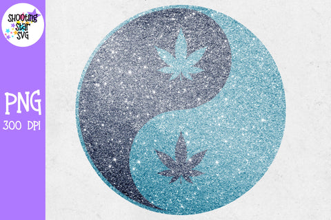 Glitter Yin Yang with Weed Leaf Sublimation Designs - Glitter Yin Yang with Marijuana Leaf - Glitter Yin Yang with Pot Leaf Glitter Yin Yang with Weed Leaf Sublimation Designs - Glitter Yin Yang with Marijuana Leaf - Glitter Yin Yang with Pot Leaf