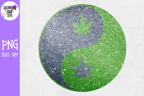 Glitter Yin Yang with Weed Leaf Sublimation Designs - Glitter Yin Yang with Marijuana Leaf - Glitter Yin Yang with Pot Leaf Glitter Yin Yang with Weed Leaf Sublimation Designs - Glitter Yin Yang with Marijuana Leaf - Glitter Yin Yang with Pot Leaf