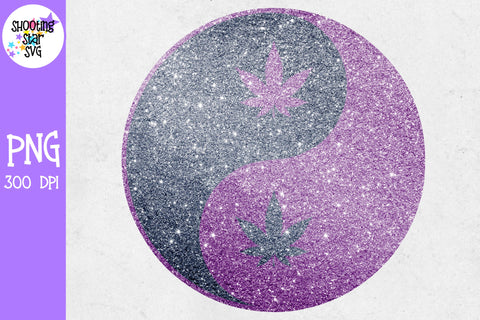 Glitter Yin Yang with Weed Leaf Sublimation Designs - Glitter Yin Yang with Marijuana Leaf - Glitter Yin Yang with Pot Leaf Glitter Yin Yang with Weed Leaf Sublimation Designs - Glitter Yin Yang with Marijuana Leaf - Glitter Yin Yang with Pot Leaf