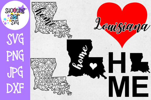 Louisiana US State SVG Decal Bundle - 50 States SVG Louisiana US State SVG Decal Bundle - 50 States SVG