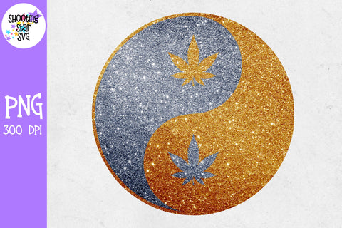 Glitter Yin Yang with Weed Leaf Sublimation Designs - Glitter Yin Yang with Marijuana Leaf - Glitter Yin Yang with Pot Leaf Glitter Yin Yang with Weed Leaf Sublimation Designs - Glitter Yin Yang with Marijuana Leaf - Glitter Yin Yang with Pot Leaf