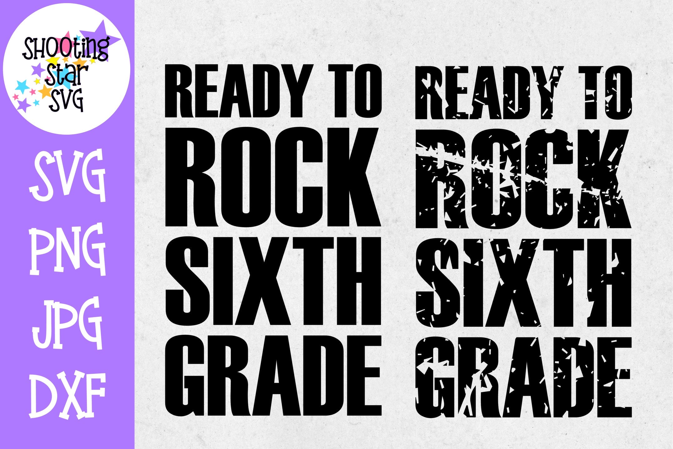 Ready to Rock Sixth grade - School Milestones SVG - Last Day of School SVG Ready to Rock Sixth grade - School Milestones SVG - Last Day of School SVG