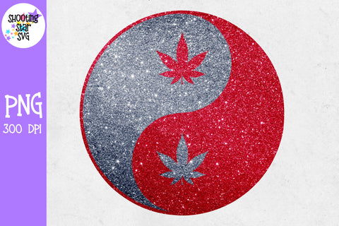 Glitter Yin Yang with Weed Leaf Sublimation Designs - Glitter Yin Yang with Marijuana Leaf - Glitter Yin Yang with Pot Leaf Glitter Yin Yang with Weed Leaf Sublimation Designs - Glitter Yin Yang with Marijuana Leaf - Glitter Yin Yang with Pot Leaf