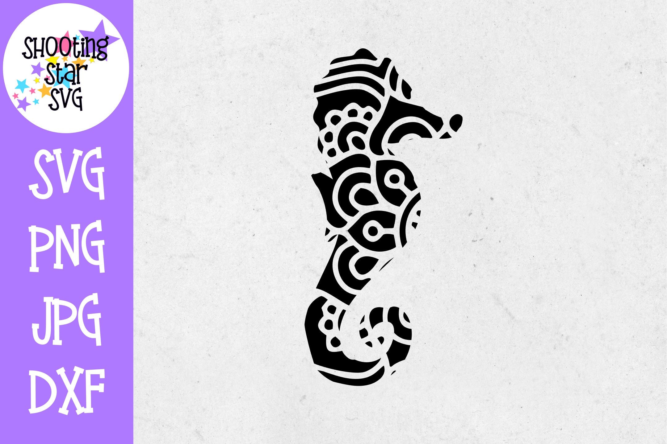 Seahorse mandala - Mandala SVG