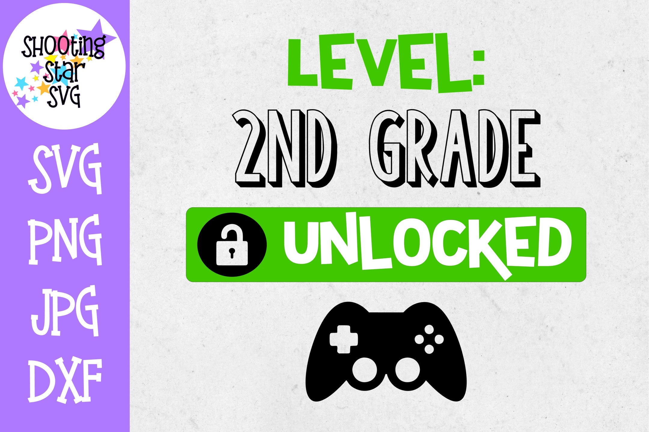 Second Grade unlocked - School Milestones SVG - Last Day of School SVG Second Grade unlocked - School Milestones SVG - Last Day of School SVG