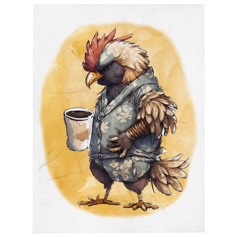 Sleepy Rooster 100% Polyester Soft Silk Touch Fabric Throw Blanket - Cozy, Durable and Adorable Sleepy Rooster 100% Polyester Soft Silk Touch Fabric Throw Blanket - Cozy, Durable and Adorable