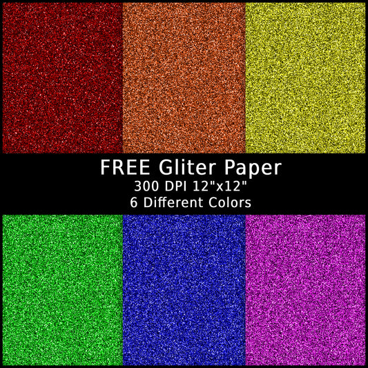 Making Digital Glitter Paper for Free with Photopea