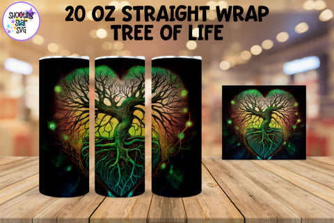 Tree of Life Sublimation Tumbler Wrap Bundle