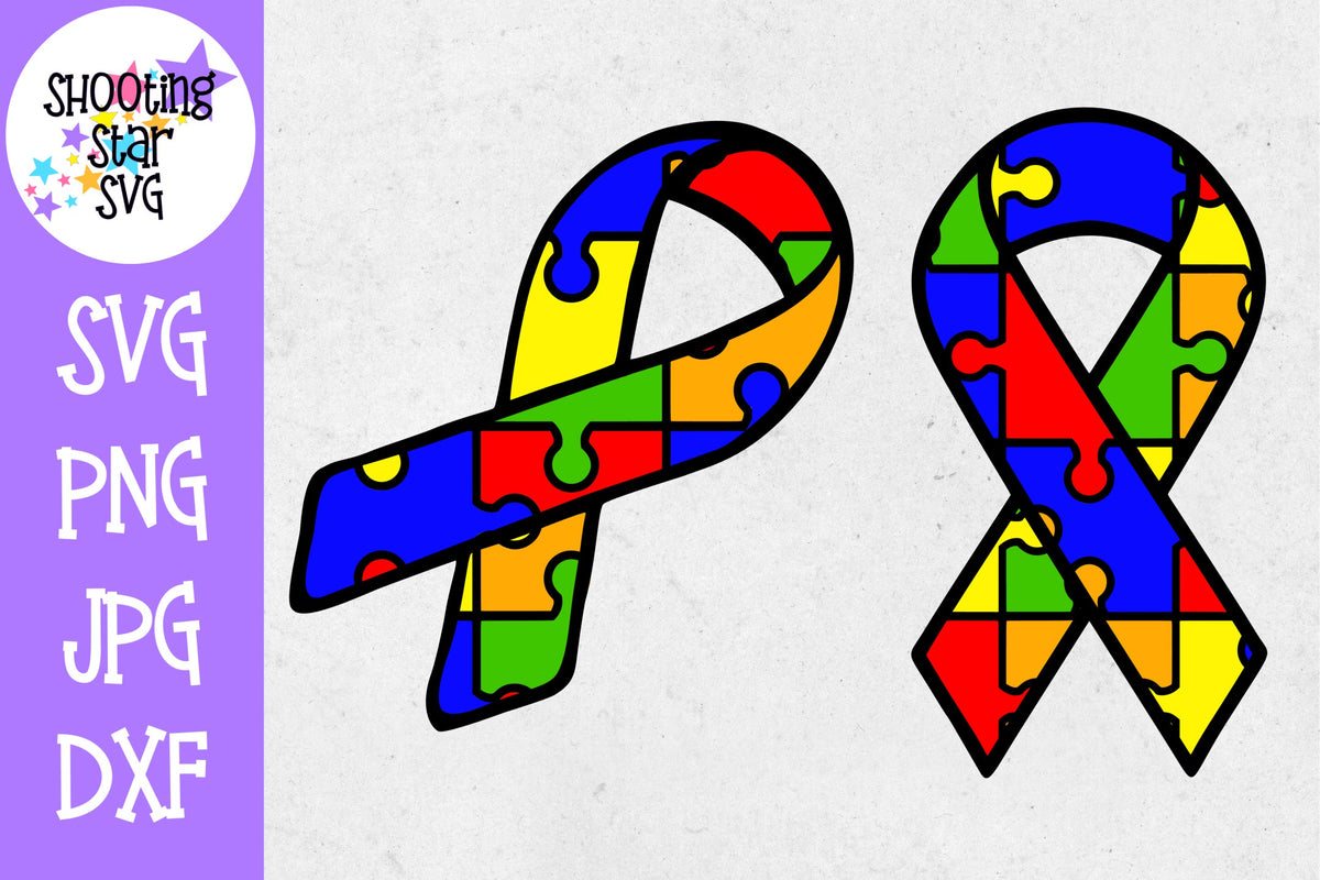 Autism Awareness Ribbons - Autism Awareness SVG-SVG-ShootingStarSVG