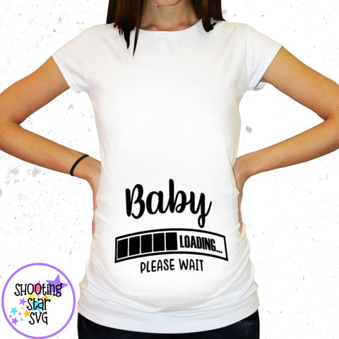 Baby Loading Please Wait - Pregnancy SVG - Maternity SVG
