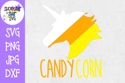 Candy Corn Unicorn Candicorn SVG - Fall SVG - Halloween SVG