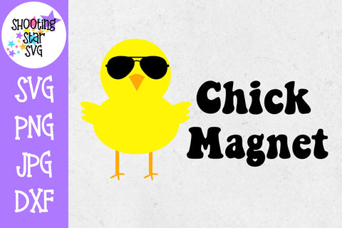 Chick Magnet SVG - Spring SVG - Easter SVG