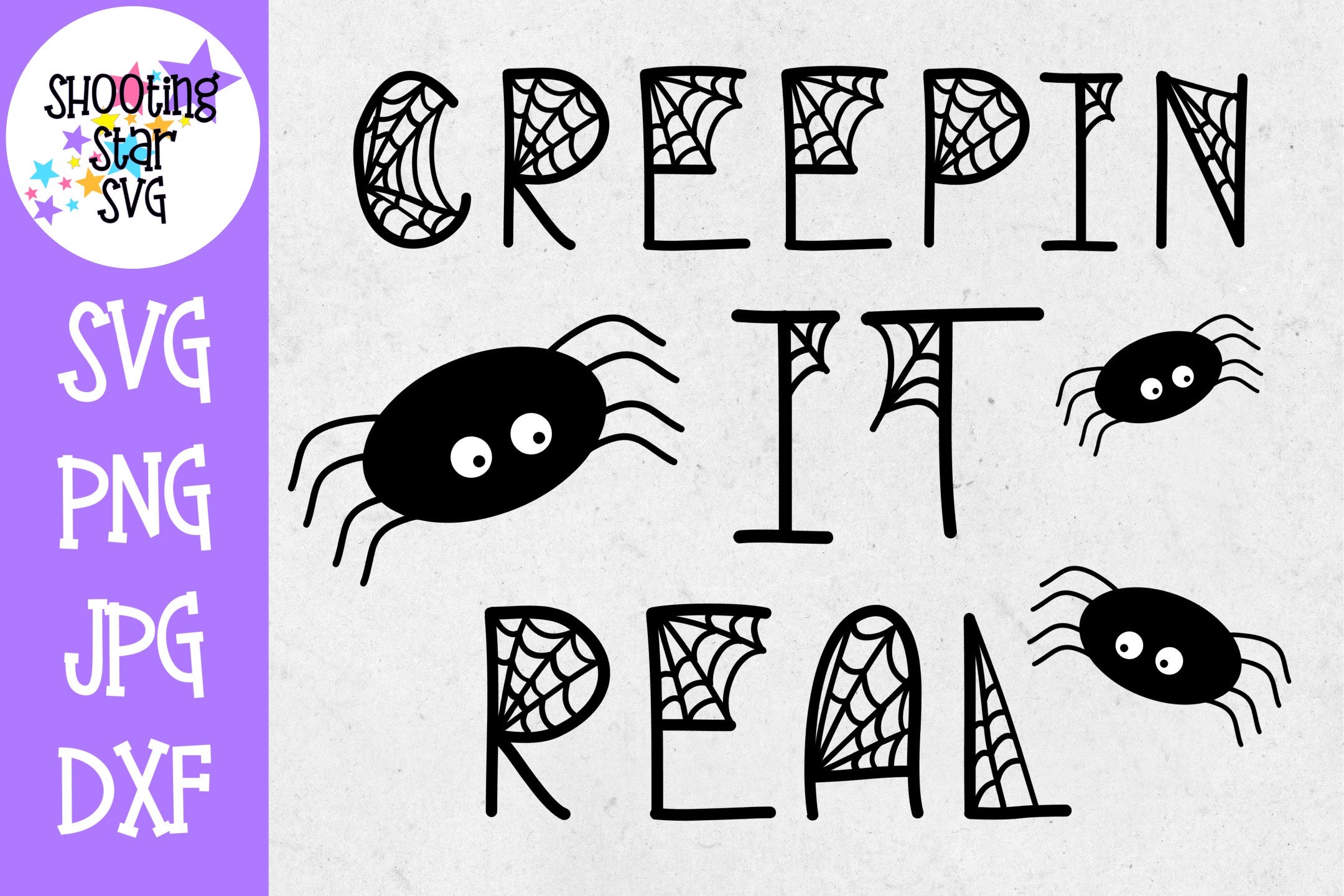 Creepin It Real SVG - Spider SVG - Halloween SVG