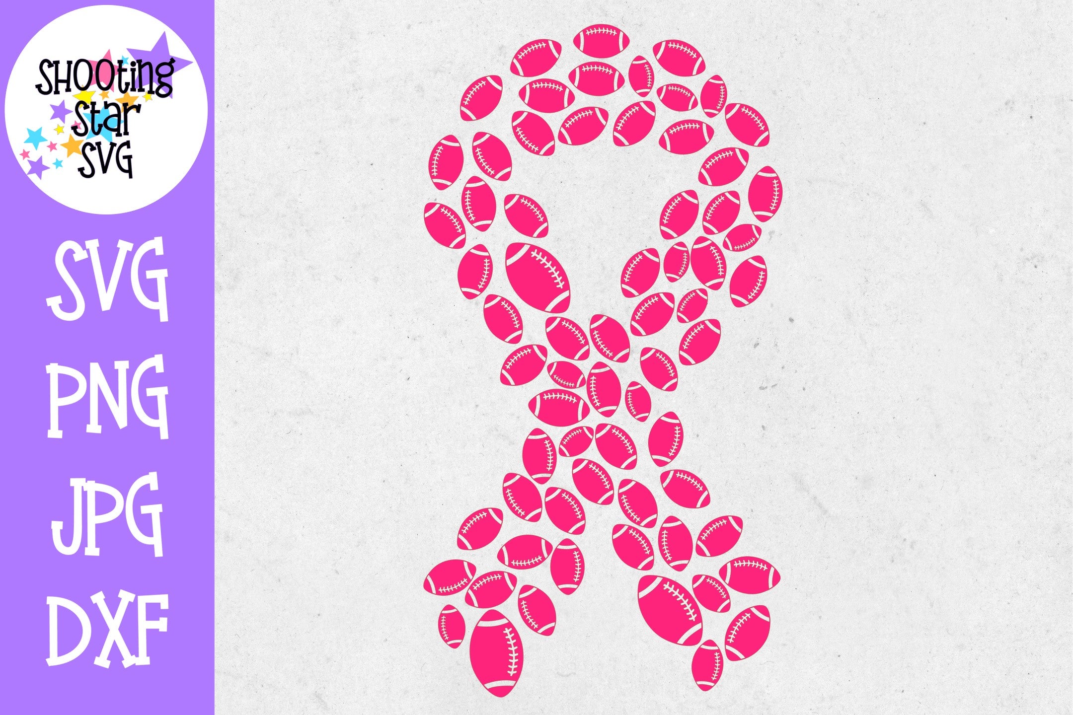Football Breast Cancer Awareness SVG - Breast Cancer SVG