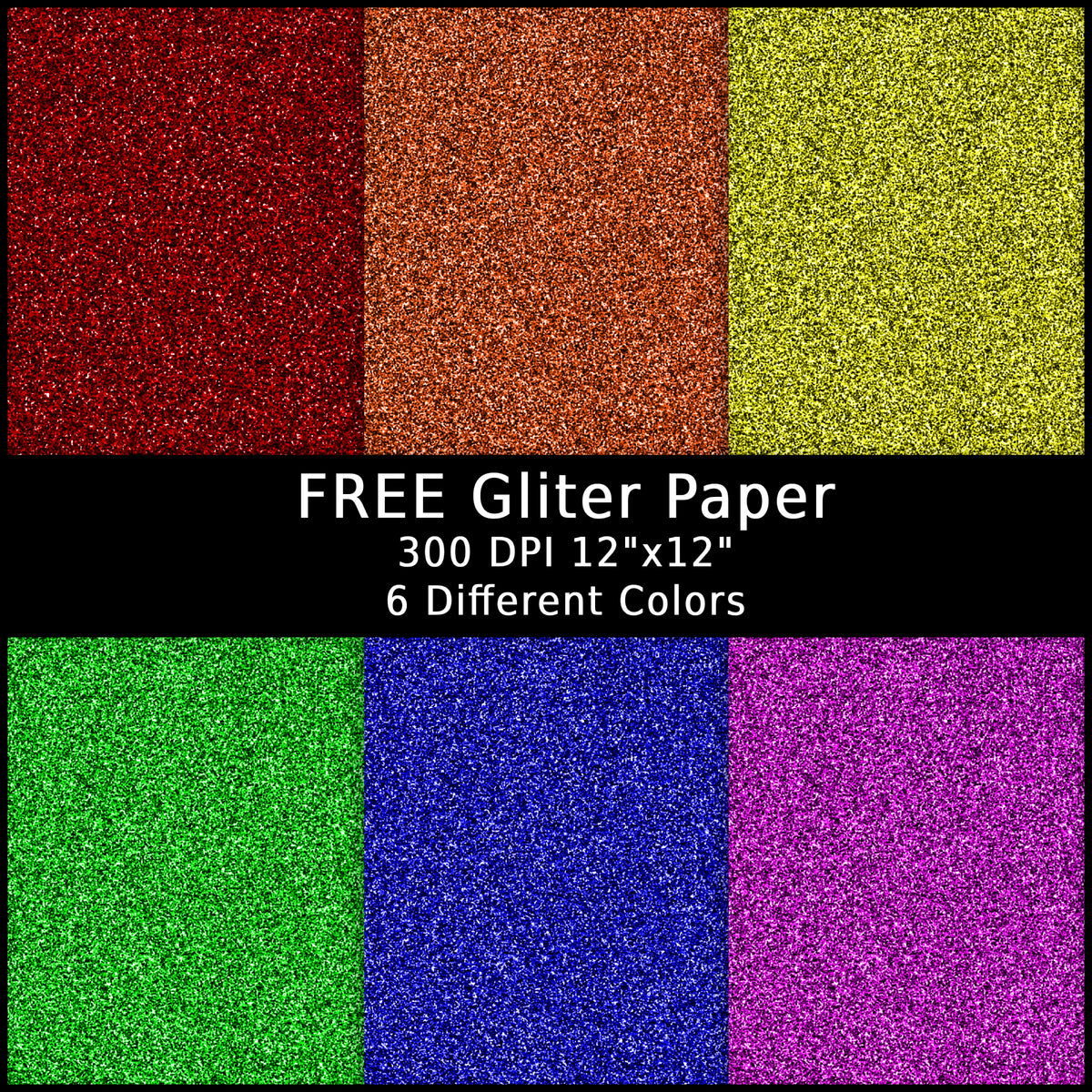 How to Make Digital Glitter for Free