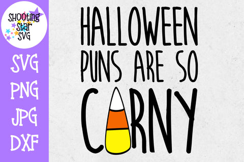 Halloween Puns are so Corny - Funny SVG - Halloween SVG
