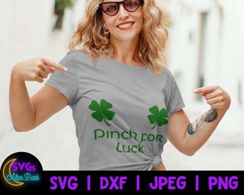 NSFW SVG - Pinch for Luck SVG - Dirty St. Patrick's Day Svg - Adult Cricut Svg File