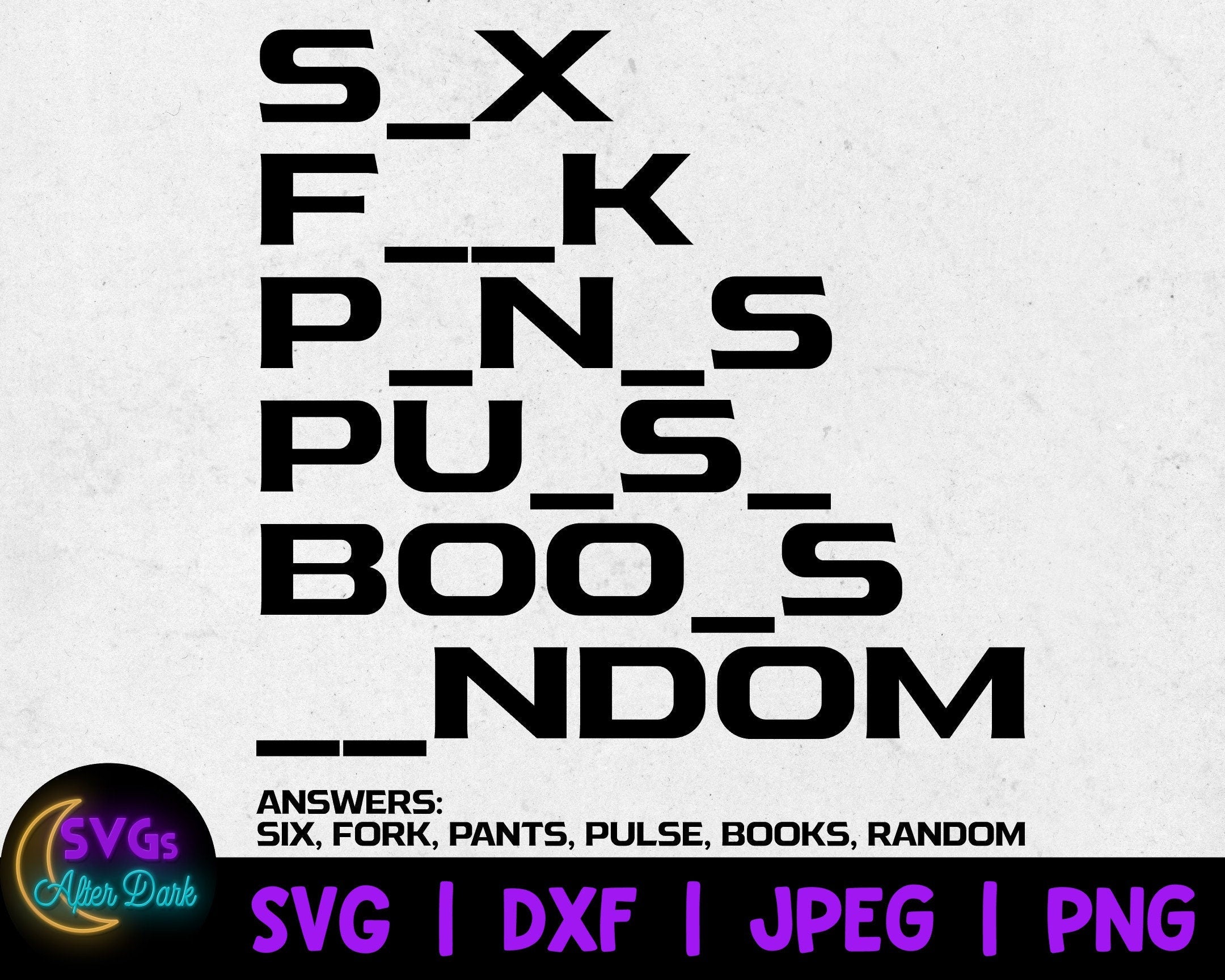 Dirty Mind Word Search SVG - NSFW svg - Funny Adult Shirt SVG