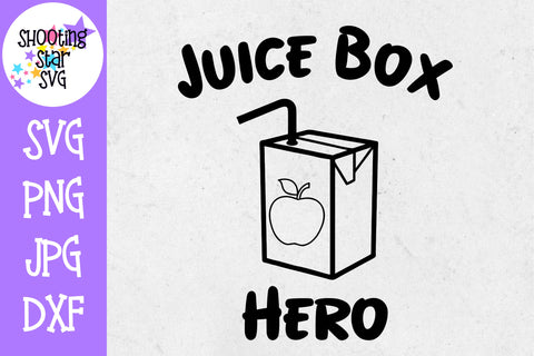 Juice Box Hero SVG - Funny Children's SVG