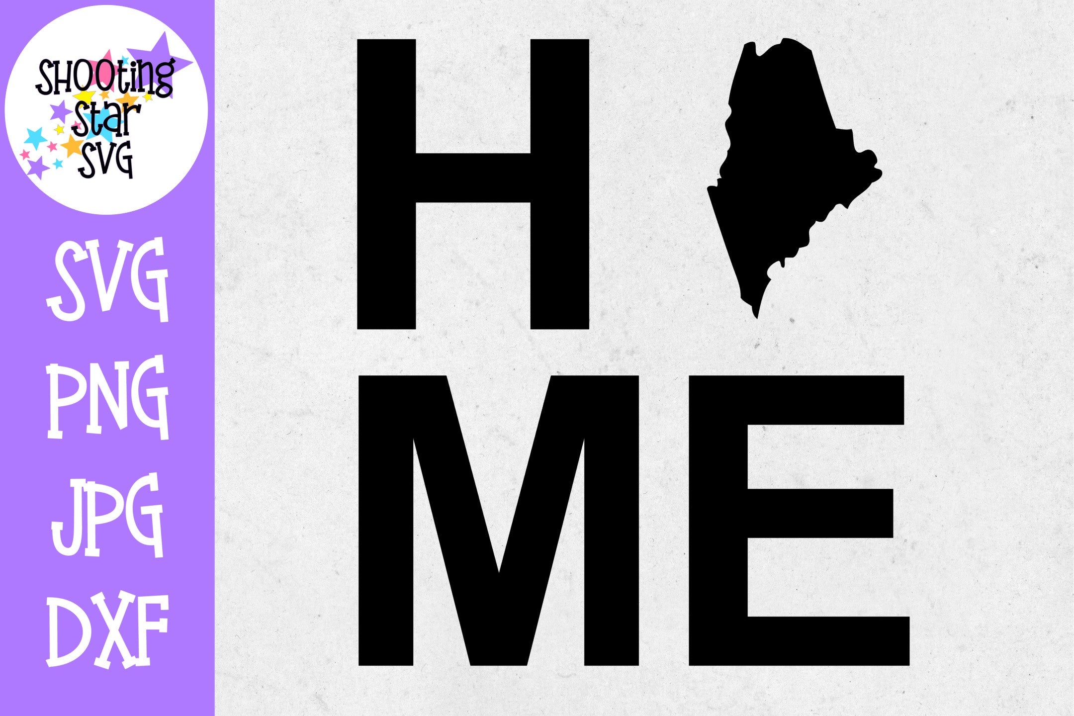 Maine State Home with State Outline SVG - 50 States SVG - United States SVG