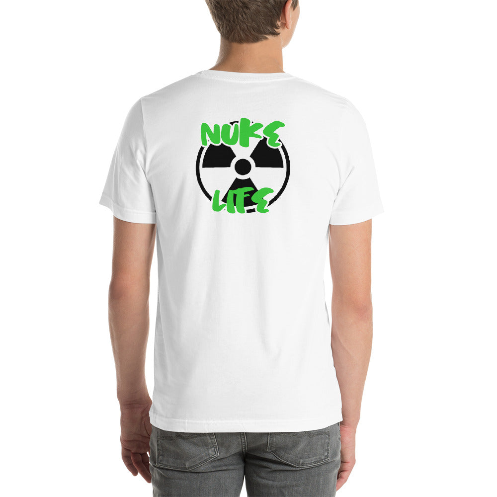 Nuke Life Back Design Short-Sleeve Unisex T-Shirt
