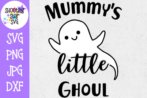 Mummy's Little Ghoul SVG - Little Kid SVG - Halloween SVG