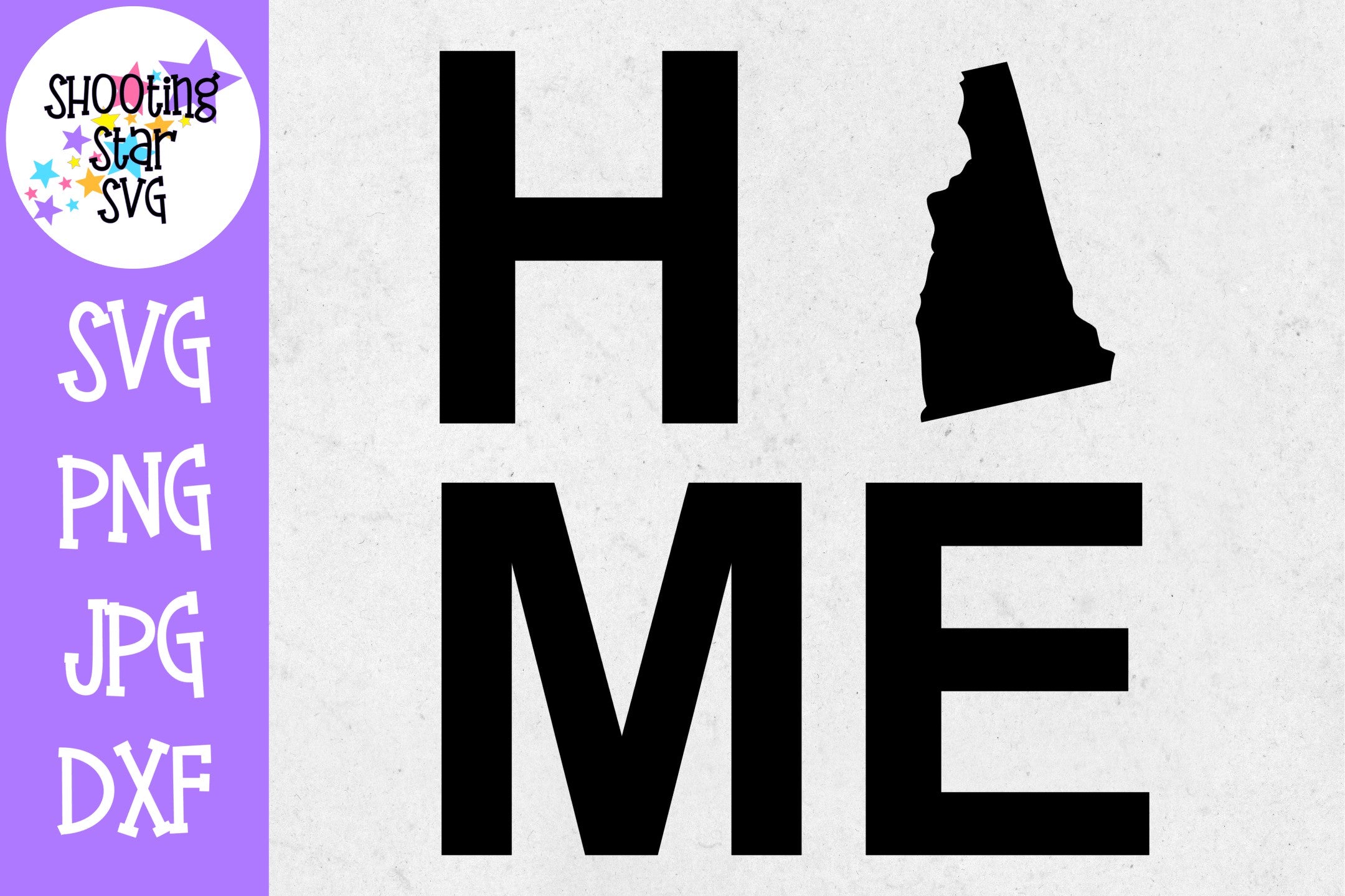 New Hampshire State Home with State Outline SVG - 50 States SVG - United States SVG