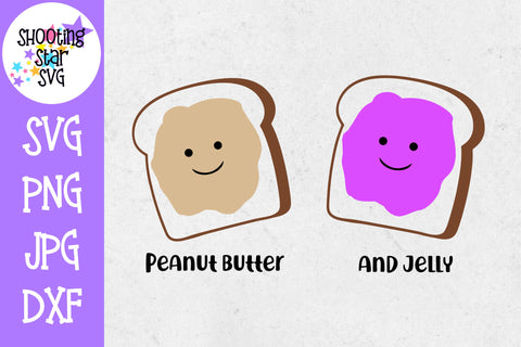 Peanut Butter and Jelly - Twin Bodysuit SVG